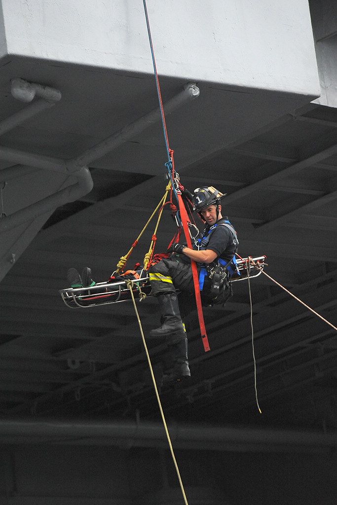 Rescate con cuerdas