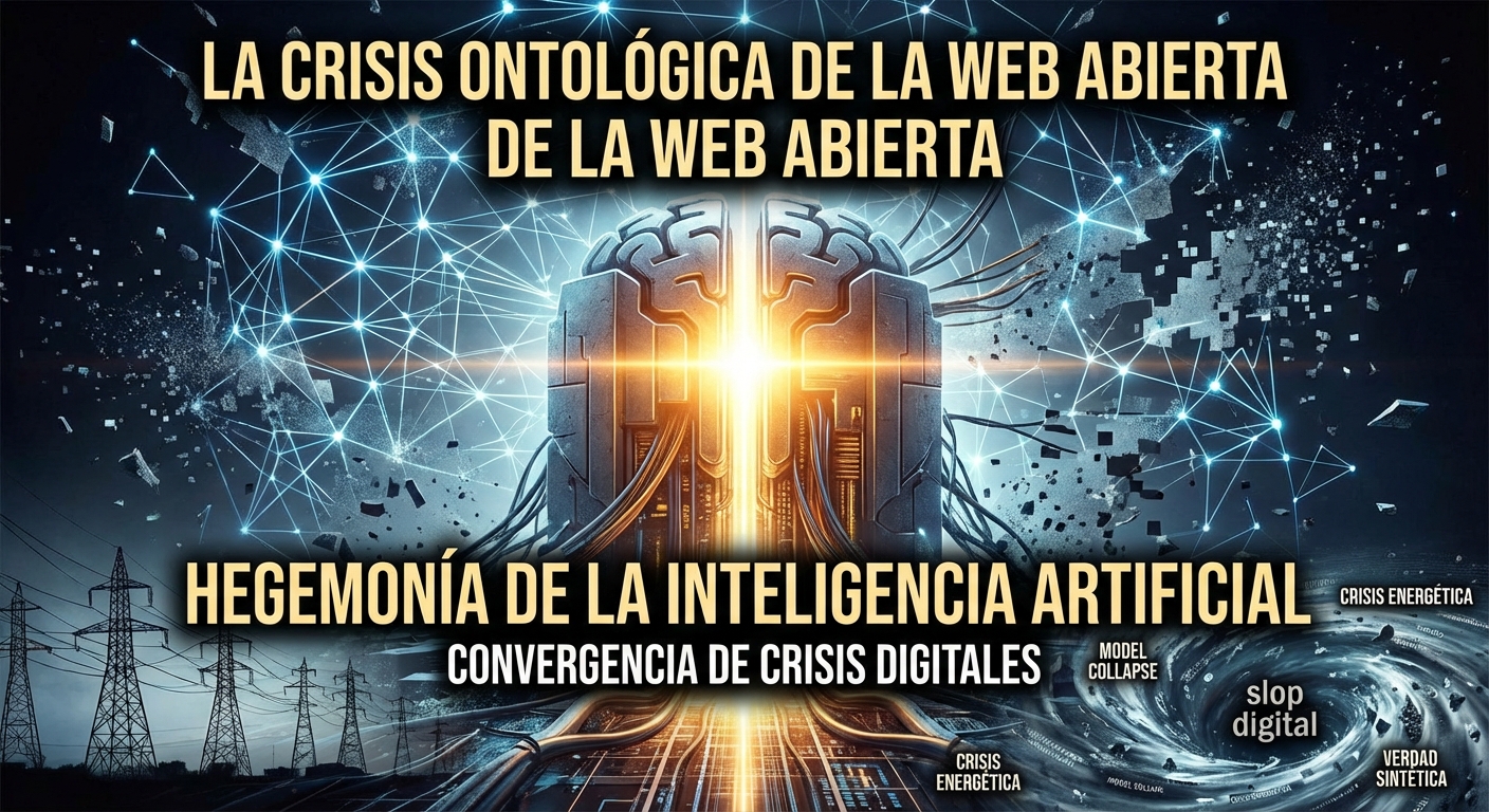 La Crisis Ontológica y Estructural de la Web Abierta ante la Hegemonía de la Inteligencia Artificial